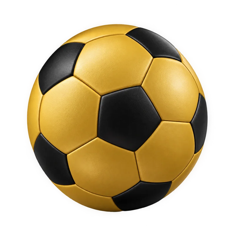 Ballon de football doré